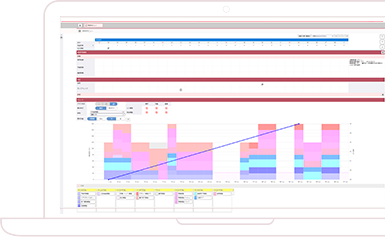 リハビリ状況の可視化 イメージ